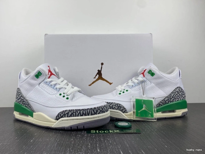 Rep Husky Lucky CK9246-136 Jordan (W) Retro Green 3 0718